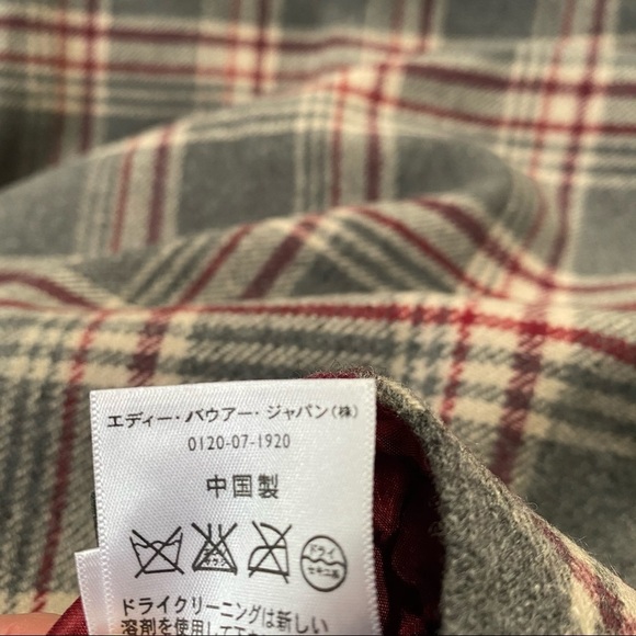 Eddie Bauer wool plaid wrap‎ skirt - Picture 7 of 10